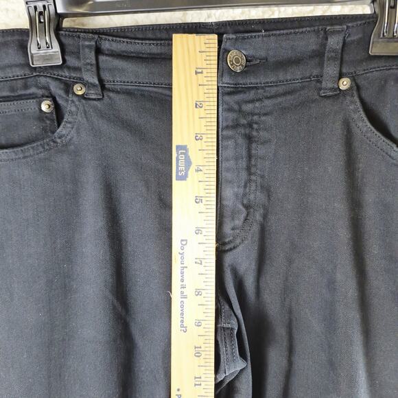 Lauren Ralph Lauren Heritage Jeans Co. Women’s Size 10 Black Stretch Denim Jeans - Picture 6 of 14